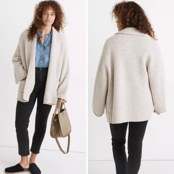 Madewell Sweaters - NEW Madewell Mclean Shawl-Collar Cardigan Sweater Medium